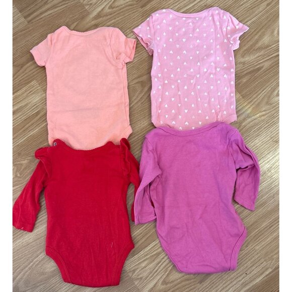 Baby Girls Long & Short Sleeve Bodysuit Set Rococo Child of Mine Carters NB-3M - Picture 10 of 10